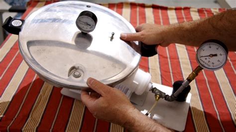 testing a pressure canner seal|pressure canner dial gauge.